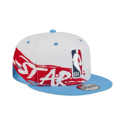NEW ERA 9Fifty 2026 NBA All-Star Game Brushstroke "Chrome White/Sky Blue"