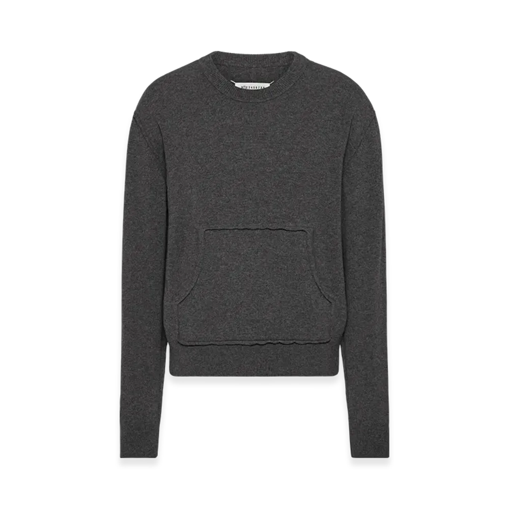 Maison Margiela Men's Decortique Cashmere Sweater "Gray"