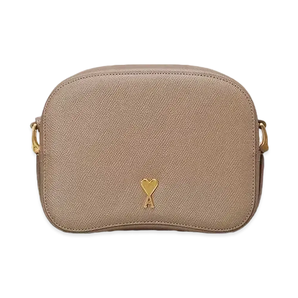 AMI PARIS Paris Paris Camera Bag "Light Tope"