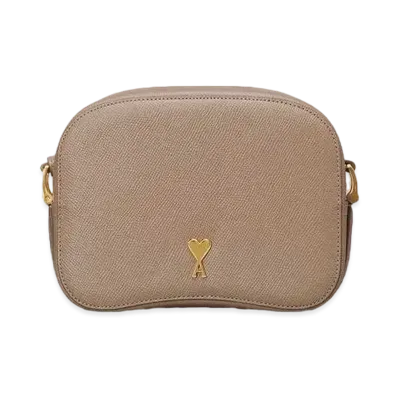 AMI PARIS Paris Paris Camera Bag "Light Tope"