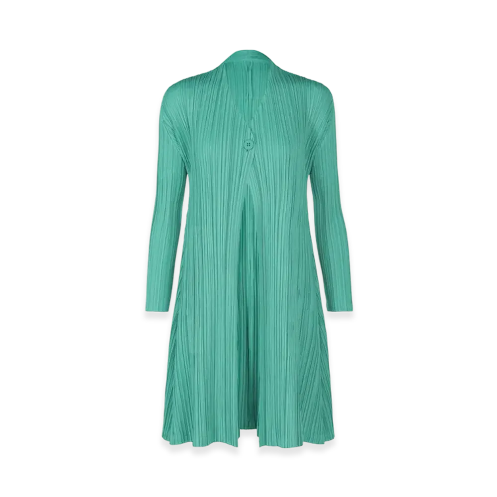 PLEATS PLEASE ISSEY MIYAKE Mellow Pleats "Turquoise Green"