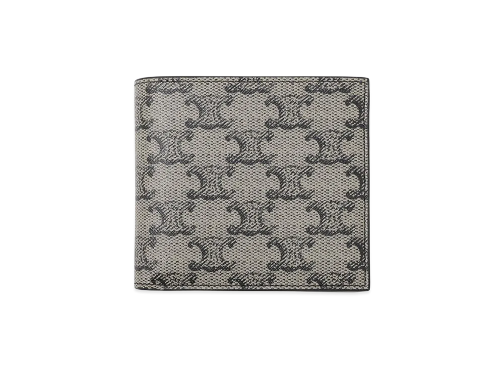 セリーヌ バイフォールド ウォレット ウィズ コイン "ベージュ/ブラック" 10C872GC502SI