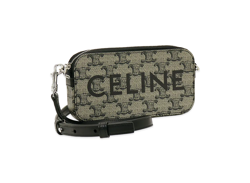 CELINE Women's Horizontal Pouch Shoulder Bag "Beige"