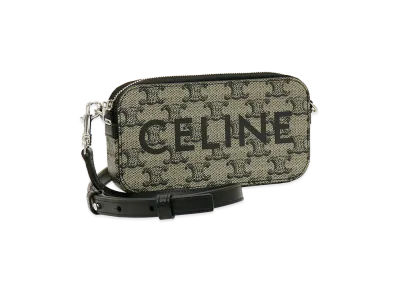 CELINE Women's Horizontal Pouch Shoulder Bag "Beige"