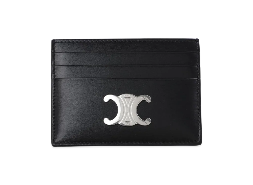 CELINE Triomphe Card Holder "Black"