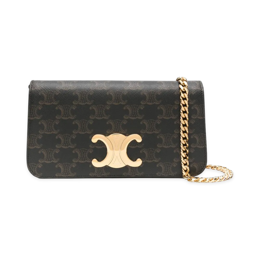 CELINE Capsule Bags Leather "Brown"