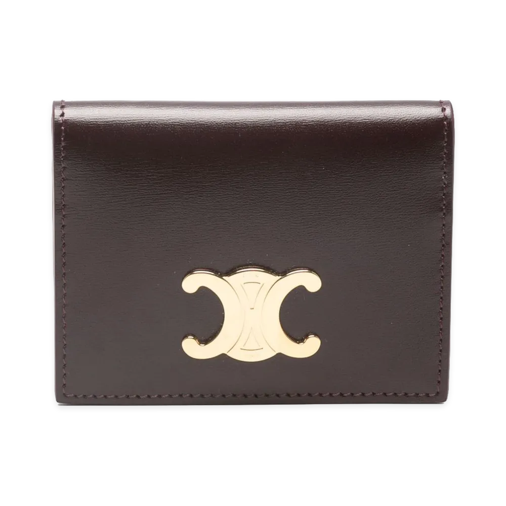 CELINE Capsule Wallets "Bordeaux"