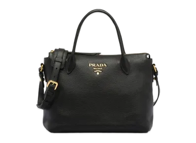 PRADA Leather Handbag "Black"