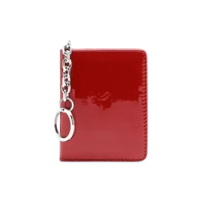 Maison Margiela Calf Leather Keyring Wallet "Red"