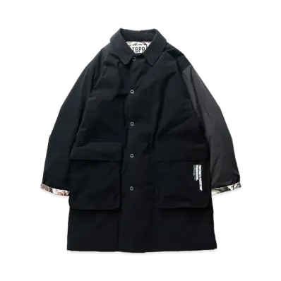 NEIGHBORHOOD x TIGHTBOOTH ISLEY PUFFY C-COAT "Black"