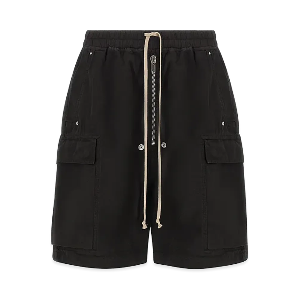 Rick Owens DRKSHDW Cargobela Bermuda Shorts "Black"