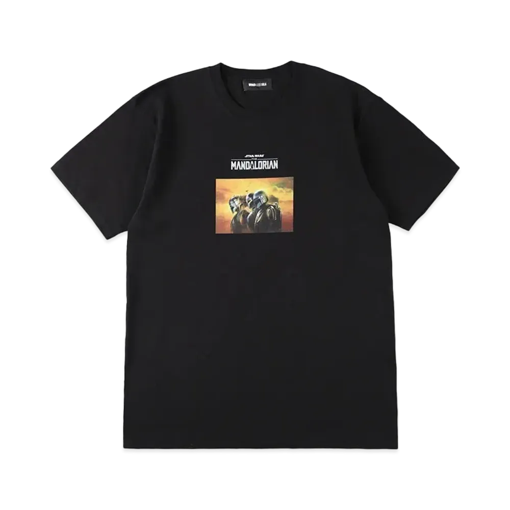 WIND AND SEA The Mandalorian WDS Tee / Four Mandalorians "Black"
