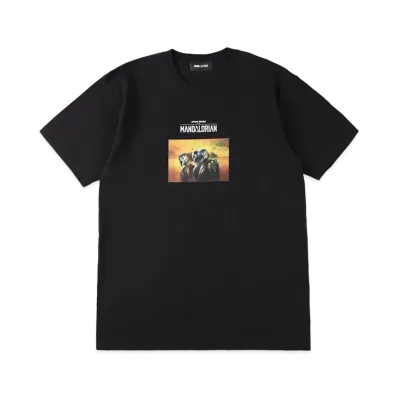 WIND AND SEA The Mandalorian WDS Tee / Four Mandalorians "Black"