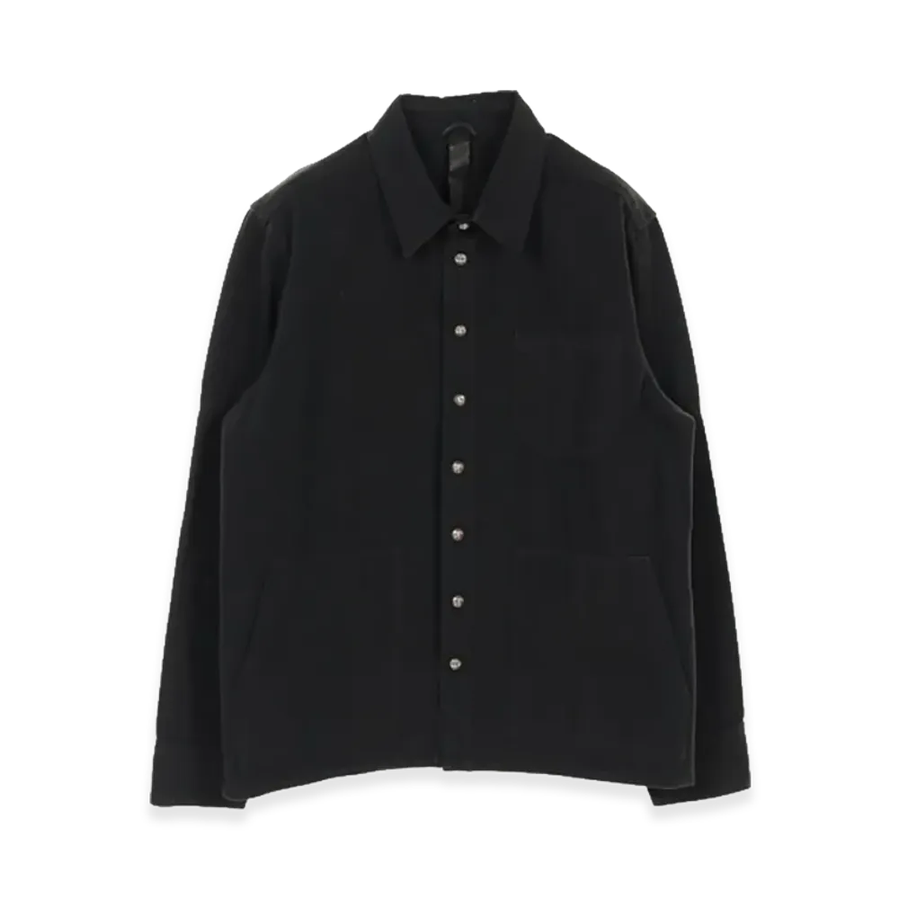 Chrome Hearts Last Bite Cross Ball Button Denim L/S Shirt "Black"
