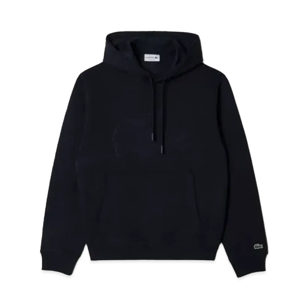 LACOSTE Oversize Logo Stitch Sweat Hoodie "Navy"