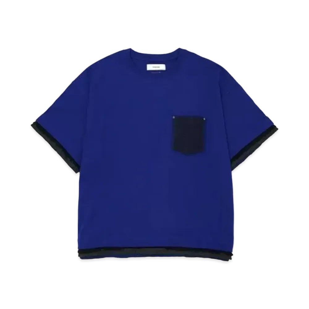 FACETASM Frill Tee "Blue"