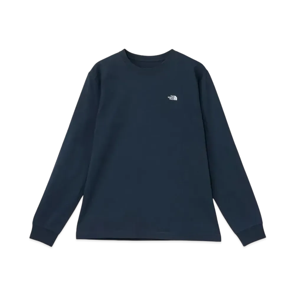 The North Face Long Sleeve Flash Dry Nuptse Cotton Tee "Urban Navy"