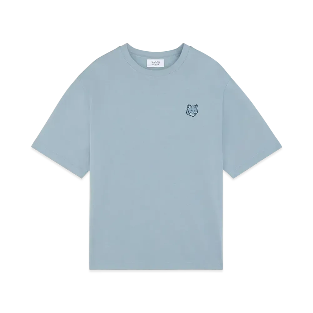 Maison Kitsune Bold Fox Head Patch Oversized T-Shirt "Placid"
