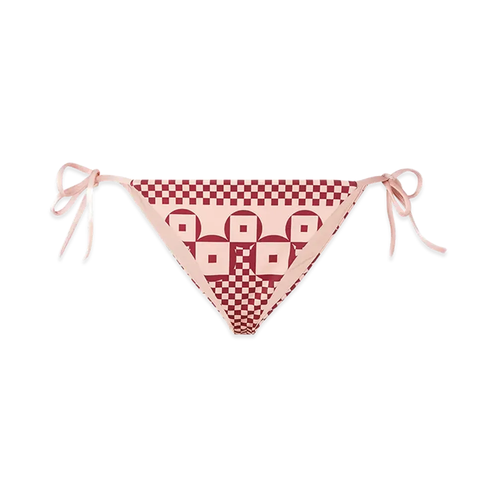 FENDI Women's Micro Patchwork Bikini Briefs "Pink"