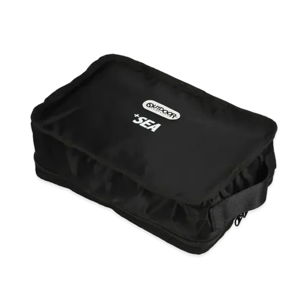 WIND AND SEA X OUTDOOR ROLL TRAVEL POUCH SMALL "Black"