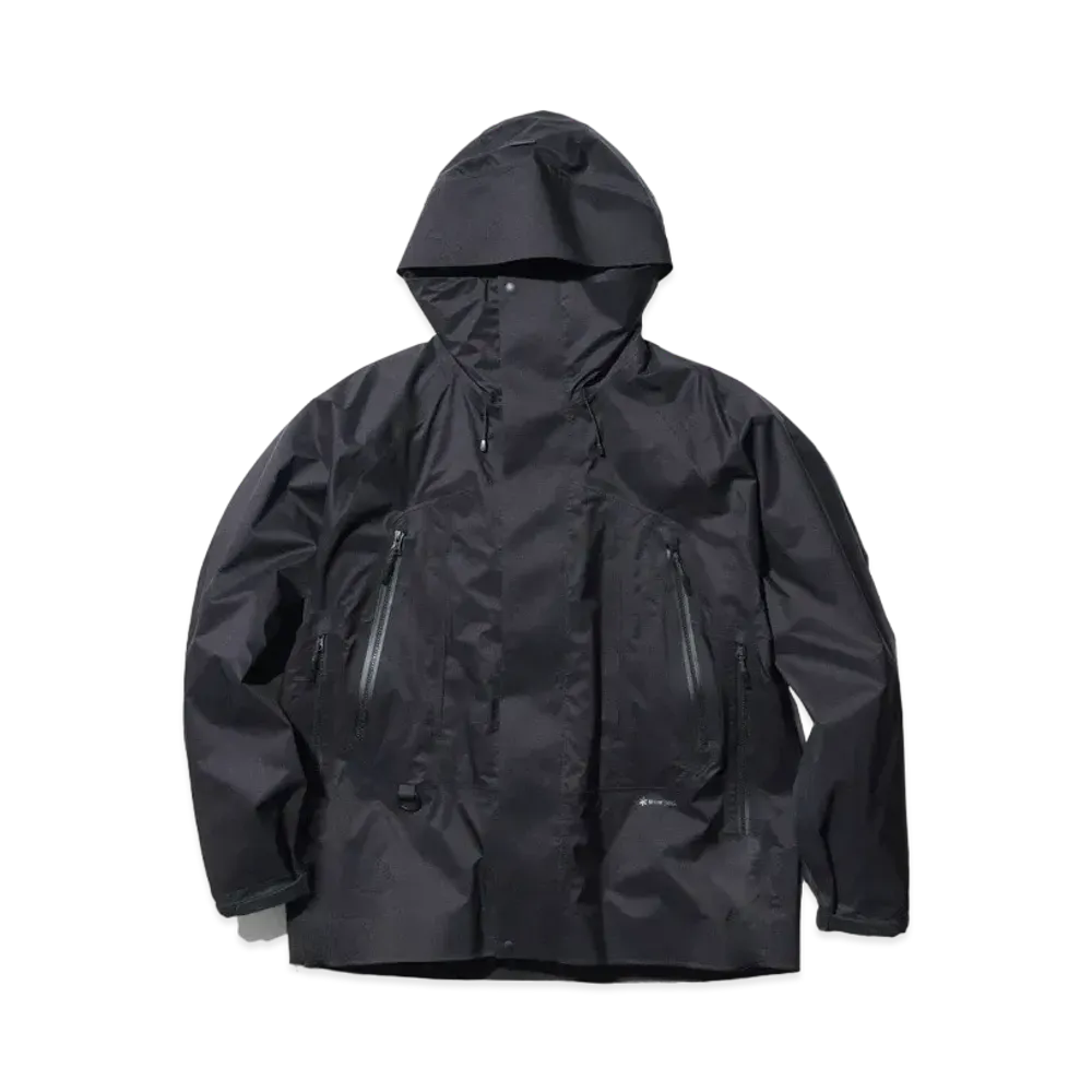 snow peak 2.5L Rain Jacket "Black"