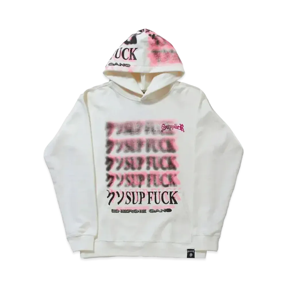 SUPPLIER Fuck Hoodie "White"