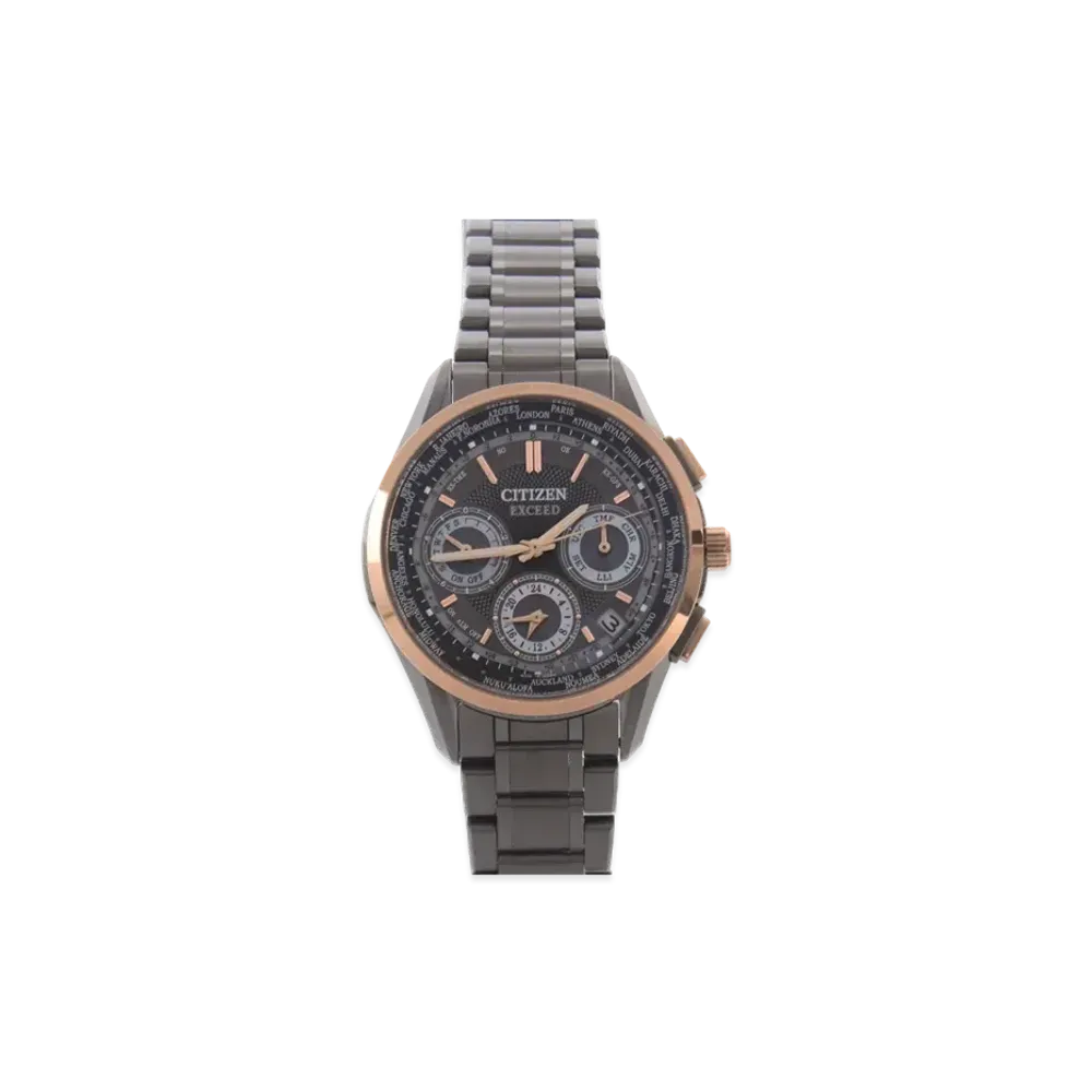 CITIZEN Exceed Eco-Drive Double Direct Flight Limited Model CC9055-50F