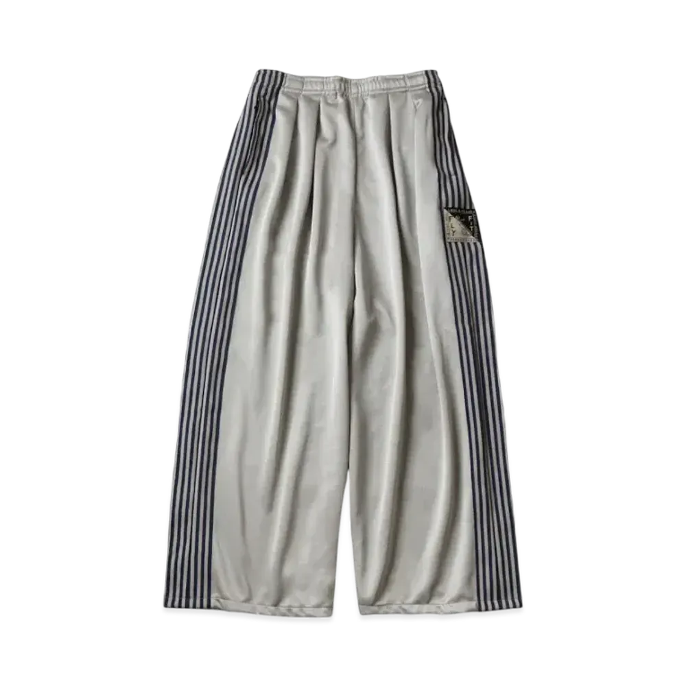 KAPITAL Smooth Jersey Stunt Man Woman Super Buggy Track Pants "Grey"