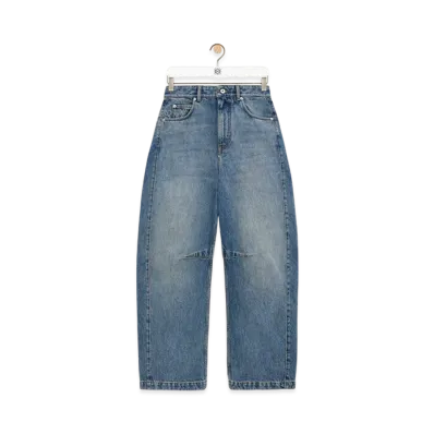 LOEWE Anagram Barrel Jeans "Washed Denim"