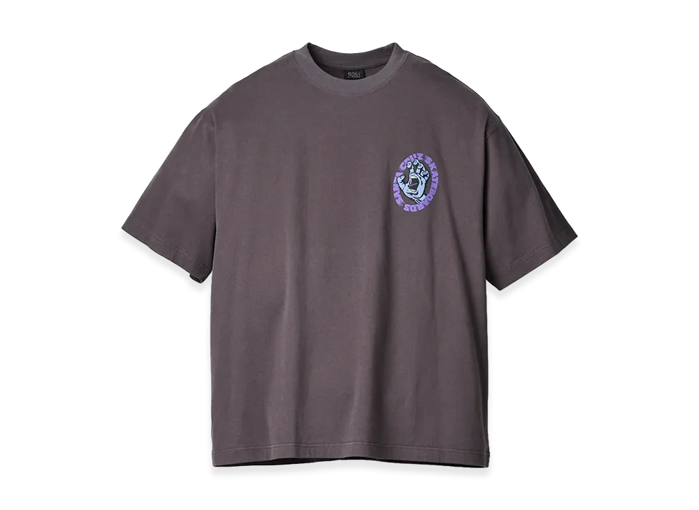 SEDAN ALL-PURPOSE Santa Cruz Screaming Hand S/S Tee "Charcoal"