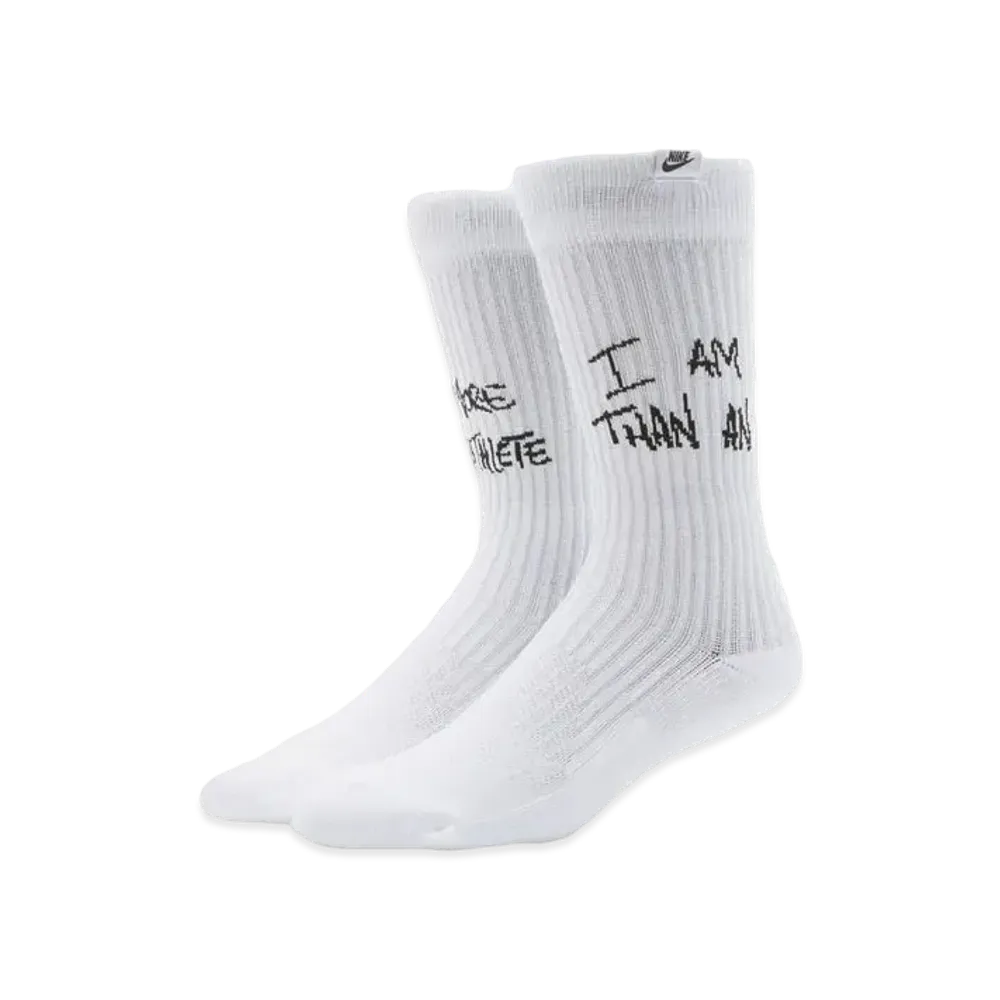 Nike x UN LeBron James More Than An Athlete Elite Crew Sock "White"