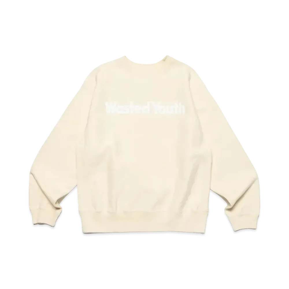 Wasted Youth Sweat Shirt "Beige" / VERDY