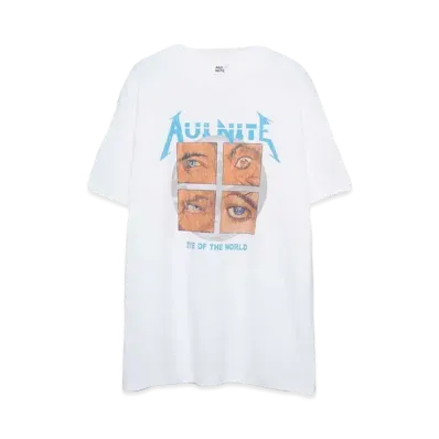 AUI NITE Eye of the world tee "WHITE"