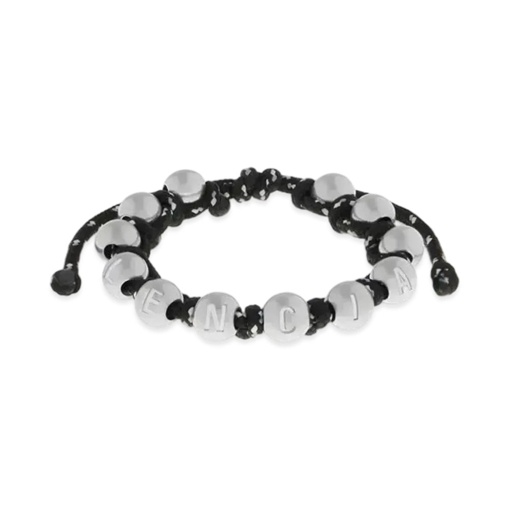 BALENCIAGA Malibu Ball Bracelet "Silver"