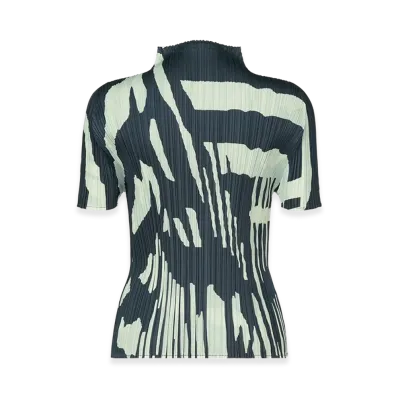 PLEATS PLEASE ISSEY MIYAKE Refraction "Grayish Navy"