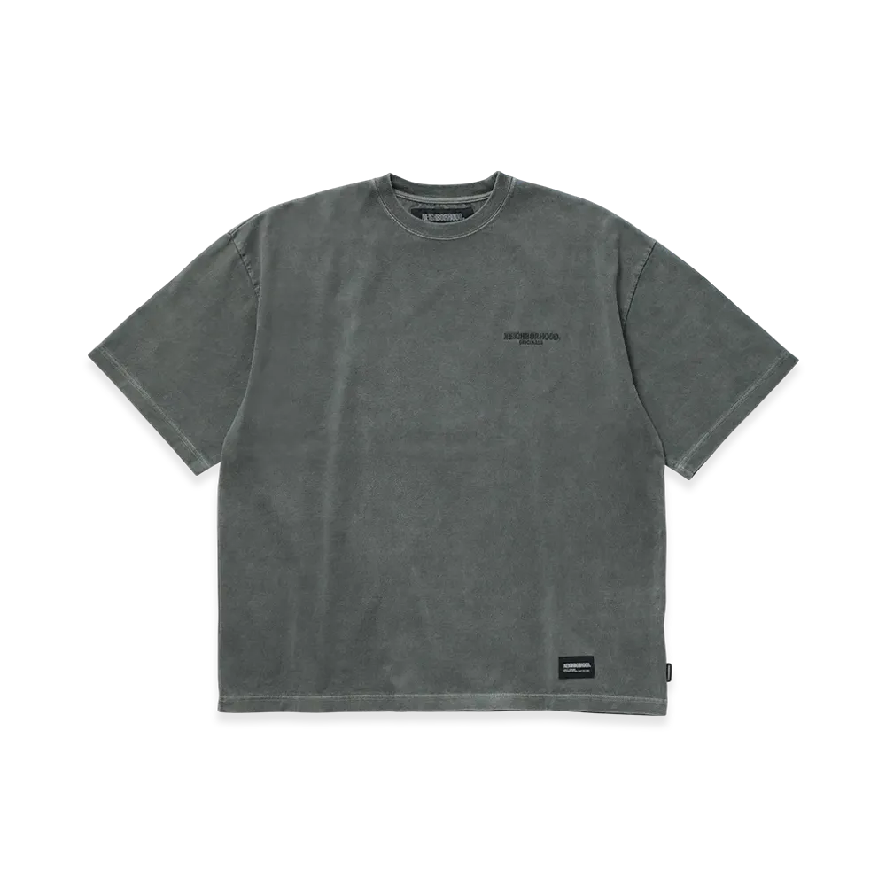 NEIGHBORHOOD Pigment Dyed Crewneck SS "Olive Drab"