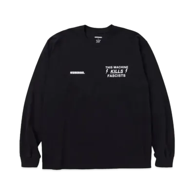 NEIGHBORHOOD NH . Tee LS-8 "Black"
