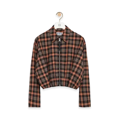 LOEWE Draped Jacket "Orange/Black"