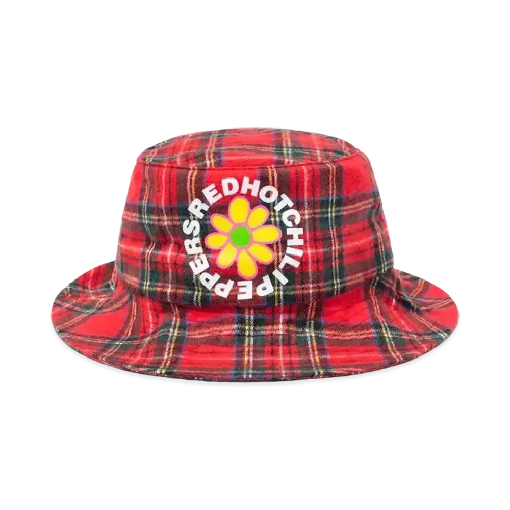 Noah x Red Hot Chili Peppers Flower Logo Crusher "Red/Green Plaid"