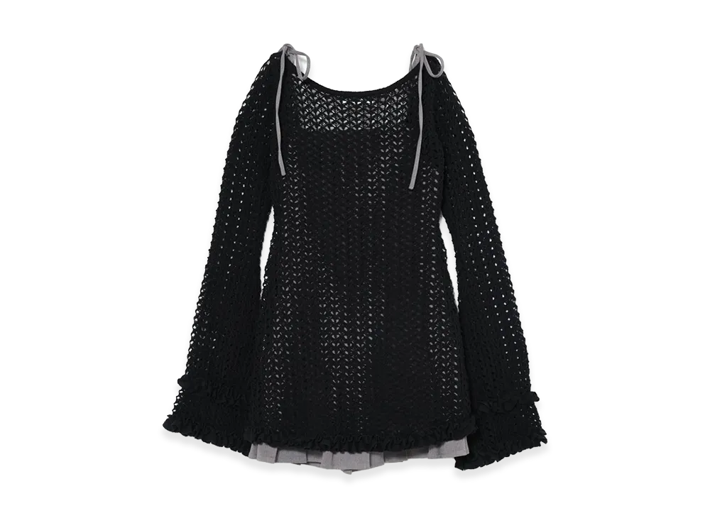 ANDMARY Women's Grenda Pleats Set Mini Dress 