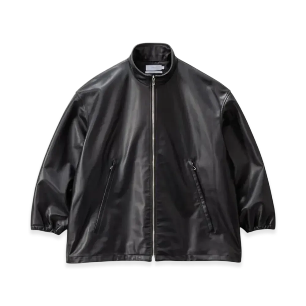 Graphpaper Sheep Leather Track Blouson "Black"