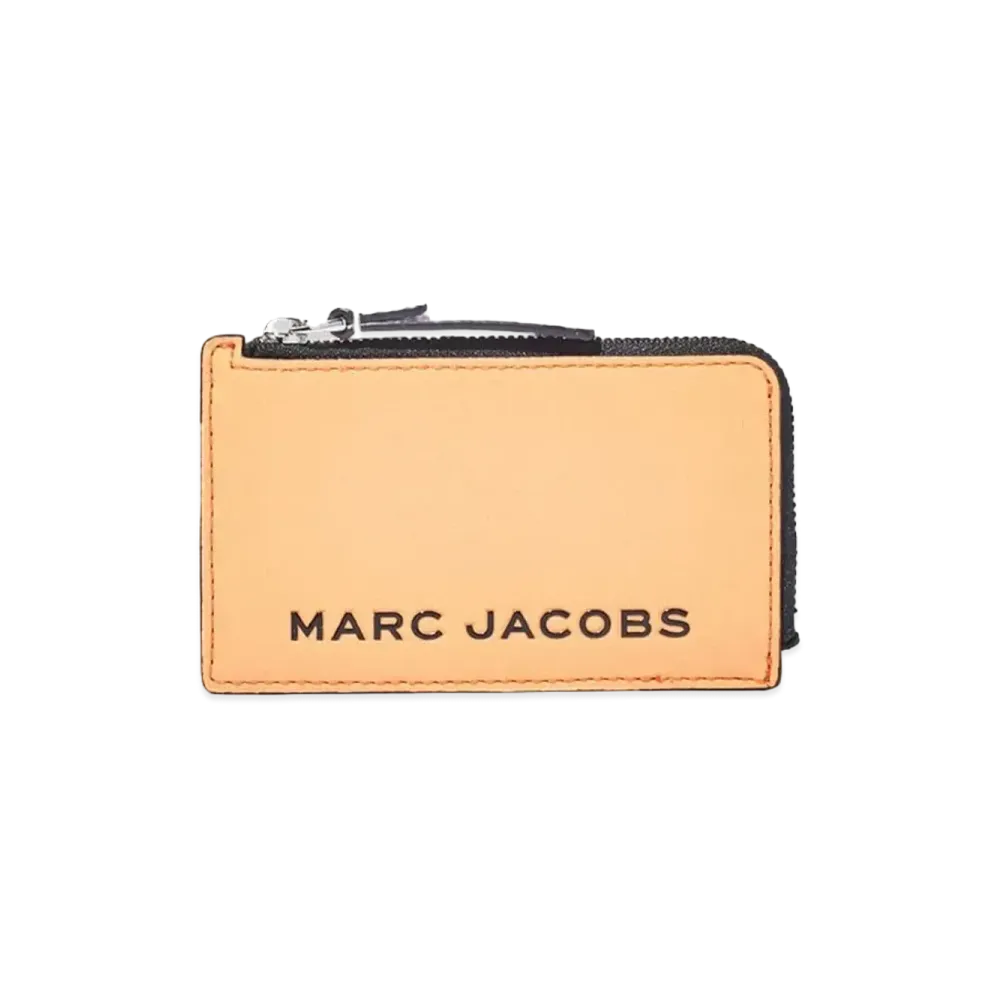 Marc Jacobs The Bold Colorblocked Small Top Zip Wallet "Orange Chiffon Multi"