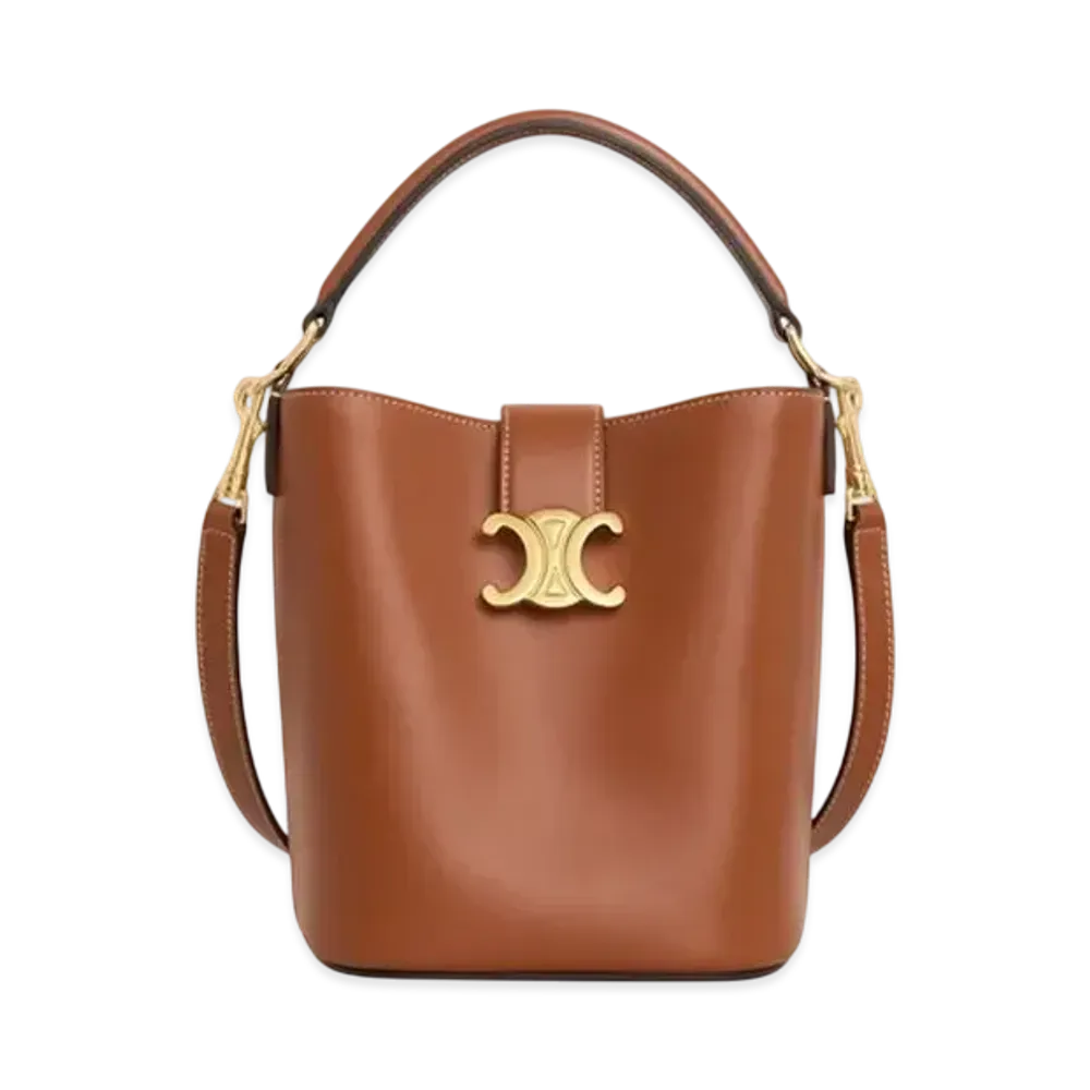 CELINE Small Bucket Louise in Smooth Calfskin "Tan"