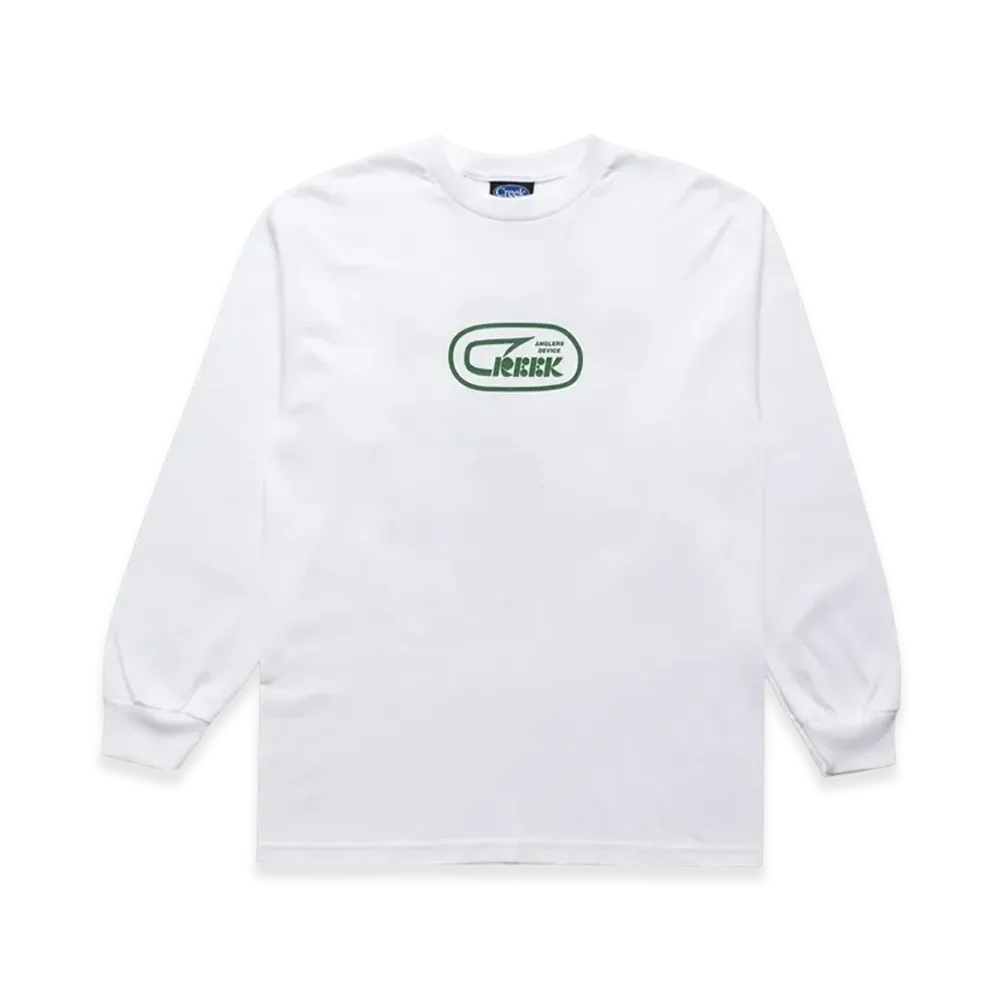 Creek Angler's Device x Cody Hudson L/S Tee "White"