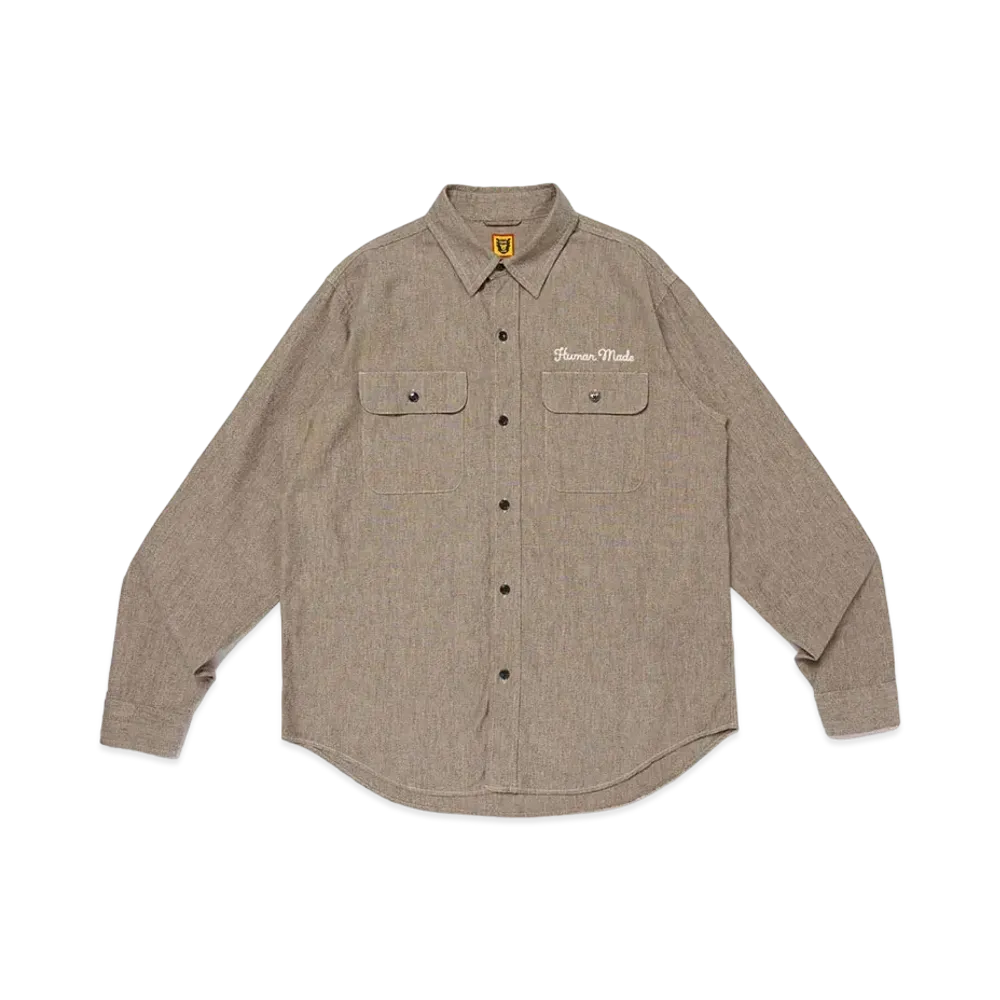 HUMAN MADE Salt & Papper Work Shirt "Gray"