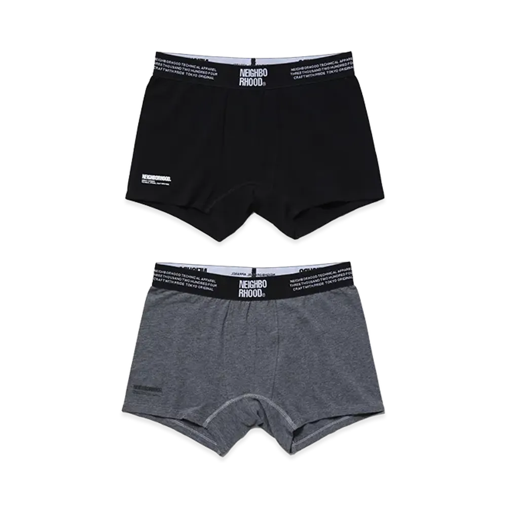 NEIGHBORHOOD Classic 2Pack Underpants "Black/Gray"