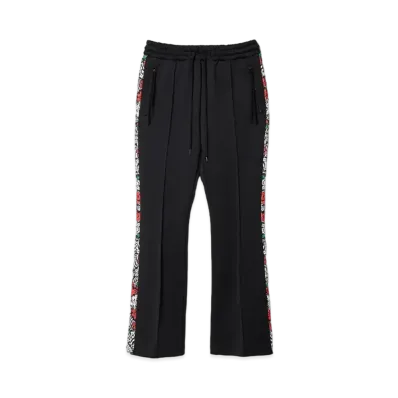 FACETASM x CS case study Flared Jersey Pants "Black"
