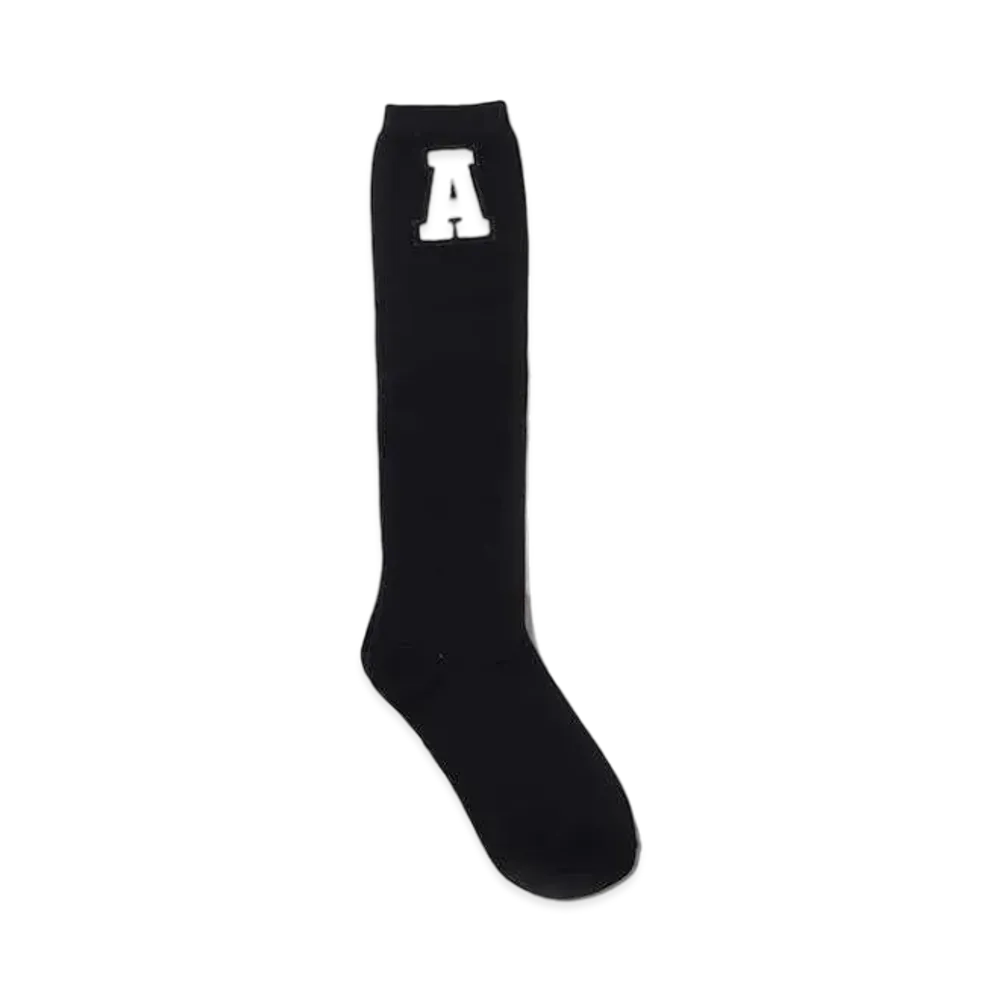 atmos pink Alphabet Socks "Black"