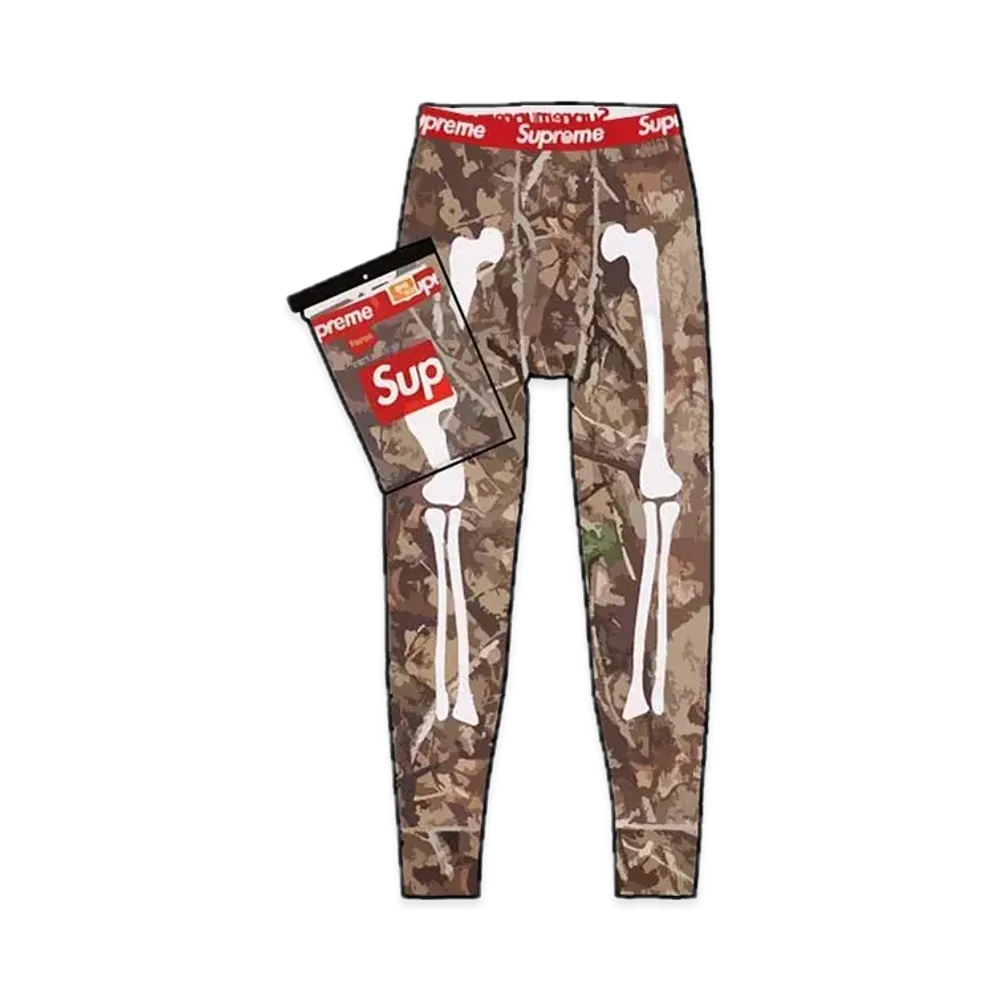 Supreme x Hanes Bones Thermal Pant (1 Pack) "Camo"