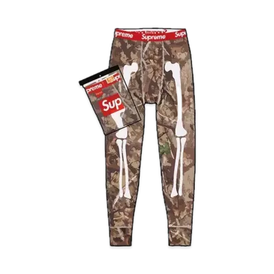 Supreme x Hanes Bones Thermal Pant (1 Pack) "Camo"